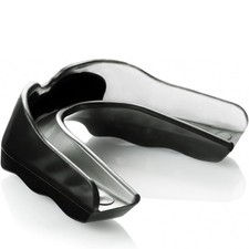 Shock Doctor Mouth Guard, Custom Fit Football Adult - STRAPLESS, Black