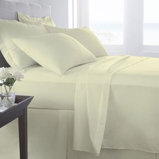 Night Zone 100% Egyptian Cotton 800TC Flat Sheet Luxury Soft Bedding Linen UK