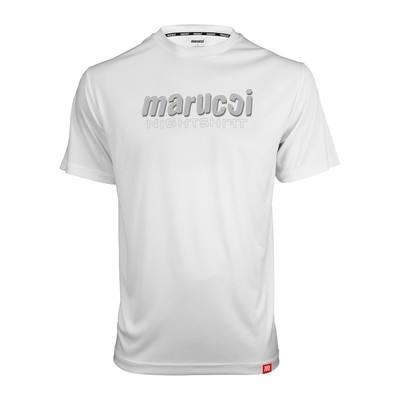 Marucci Nightshift Adult Baseball Performance T-Shirt - White - XXL