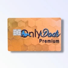 OnlyDads Premium Holographic Credit Card Sticker Debit Skin Cover