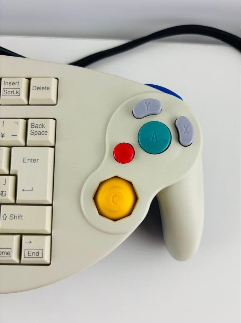 ASCII GameCube Keyboard Controller - White for sale online | eBay