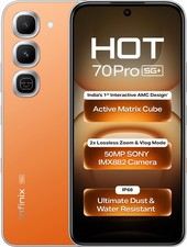 Infinix HOT 70 Pro 5G | 128GB | 6GB RAM | Orange MediaTek Dimensity Unlocked NFC