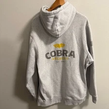 Cobra Archery Men's Heavy Weight Pullover Hoodie Grey Drawstring Sport Tek XL