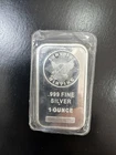 Sunshine Minting Bullion Ingot Bar 1 Troy Oz .999 Fine Silver