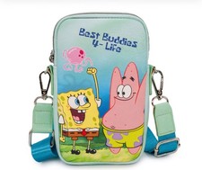 Soporte para teléfono y billetera Loungefly Nickelodeon Bob Esponja Best Buddies For Life. 