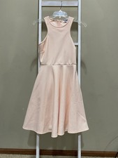 Lulu’s Blush Pink Sleeveless Fit & Flare Dress- size XS-147