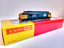 Hornby TT120  Class 37 420 The Scottish Hosteller BR Blue Large Logo new RENUMBE