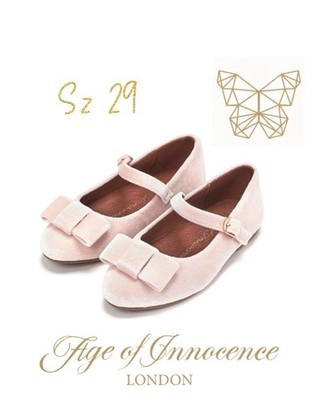 Age of innocence sz 29 Ellen velvet light pink Mary Jane shoes