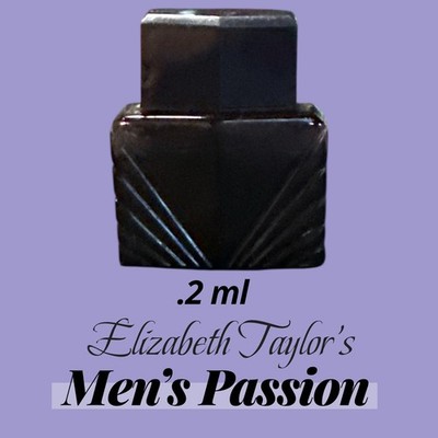 Elizabeth Taylor PASSION for Men Cologne Splash MINI 0.2 oz
