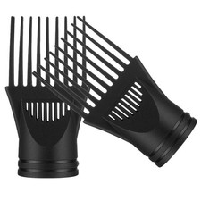Hair Dryer Comb Attachment 2-Pack Universal Blow Dryer Nozzle for Concentrate...