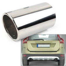 Car Stainless Steel Rear Exhaust Tail Pipe Tips Muffler For VOLVO S60 V60 XC60