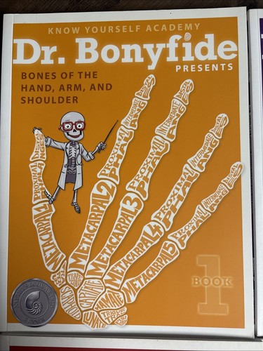 Dr. Bonyfide BONES OF THE BODY 1,2,3,4 BOOK SET LOT Anatomy Curriculu Homeschool - Picture 2 of 9