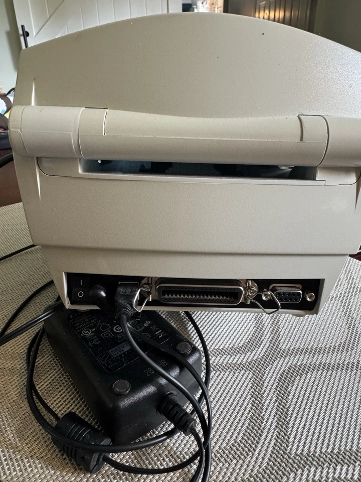 Zebra LP2844 UPS Direct Thermal Shipping Label Printer USB Serial Parallel - Image 3 of 4