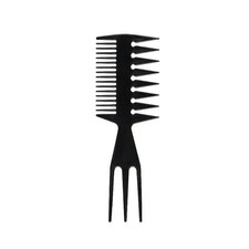 3Pcs Hair Styling Combs Set For Men - Black Barber Wide Tooth Texture Comb For