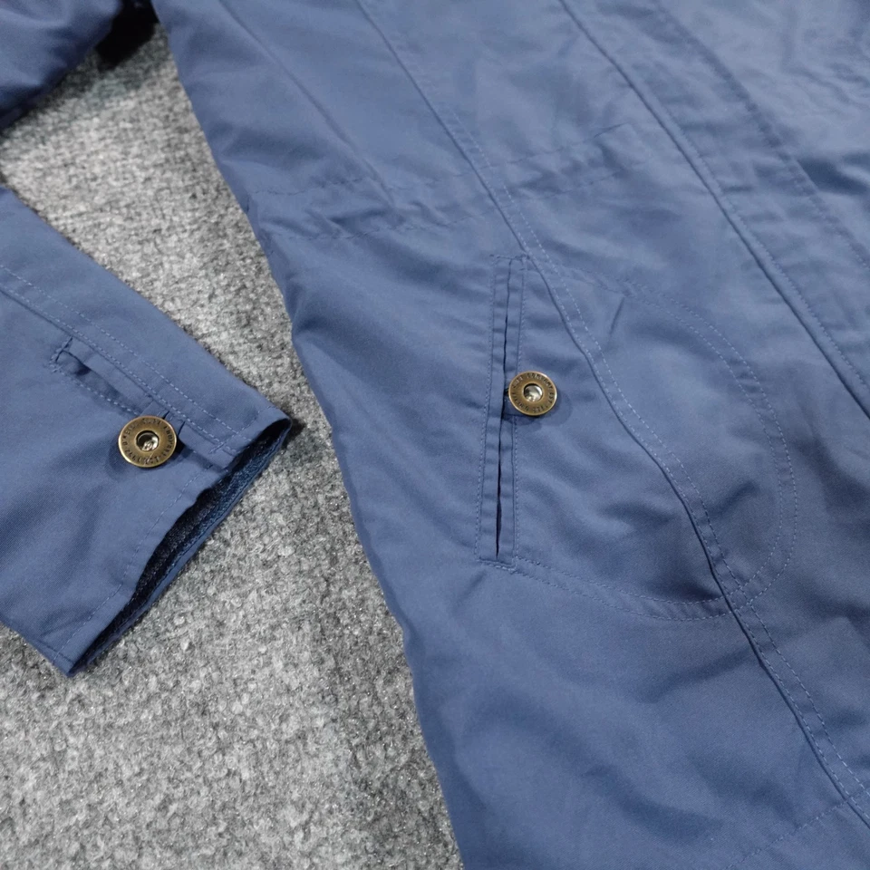 Oneill Jacket Women L Blue Full Zip Hooded Waist Cinch Split tail Surf 14249 - Изображение 2 из 4