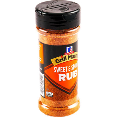 Mccormick Grill Mates Sweet & Smoky Rub 5.37oz Bold BBQ Seasoning for Meats