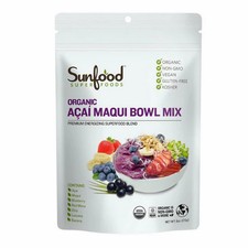 Mélange De Bol D'Acai Maqui Bio 6 Oz Par Sunfood Superfoods