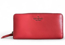 Kate Spade New York Cameron Large Colorblock Continental Wallet Coral