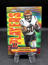2025 Topps Chrome - Power Players Chase Brown #PP-19 Refractor - Bengals