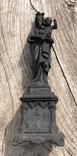 Vierge à l'Enfant  - Statue en Métal    !