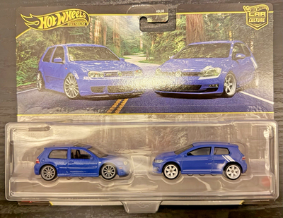 Hot Wheels Car Culture VW Golf R32 & MK7 2-Pack Real Riders