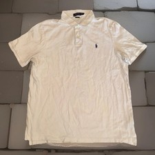 Polo Ralph Lauren Classic Fit Polo Shirt White Short Sleeve Pony Logo Men  s XL