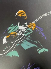 BB King Screen Print Poster- Signed And Numbered By Billy Perkins