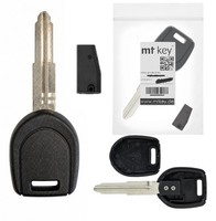Auto SchlüSsel Rohling + ID46 Transponder Passt FüR Peugeot Ion 4007 2007-2012