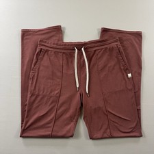 Vuori Halo Essential Straight Wideleg Joggers Womens Large Dreamknit Rosewood