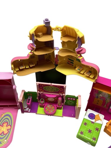 2000 Polly Pocket Fashion Bedroom Purse Carryng Case , Dream builder Disco, More - Picture 6 of 9