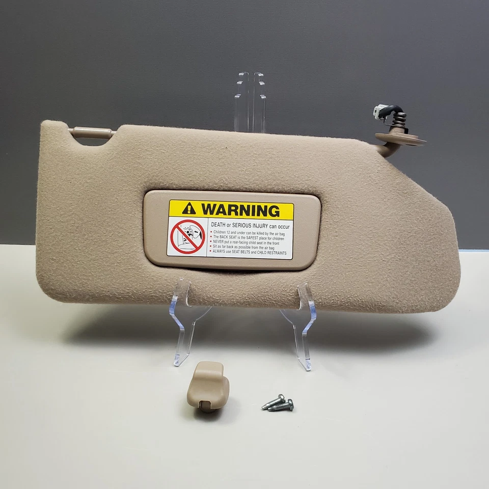 Acura CL 2003-2000 bronceado parasol OEM lado del pasajero tocador espejo retrovisor luz probado Foto 3 de 4