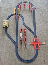 Large Vintage Tomy Trackmaster Train Set Bundle with train bridge track people