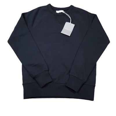 Everlane Unisex French Terry Crew Sweatshirt Black Size XXXS Sweater Oversized