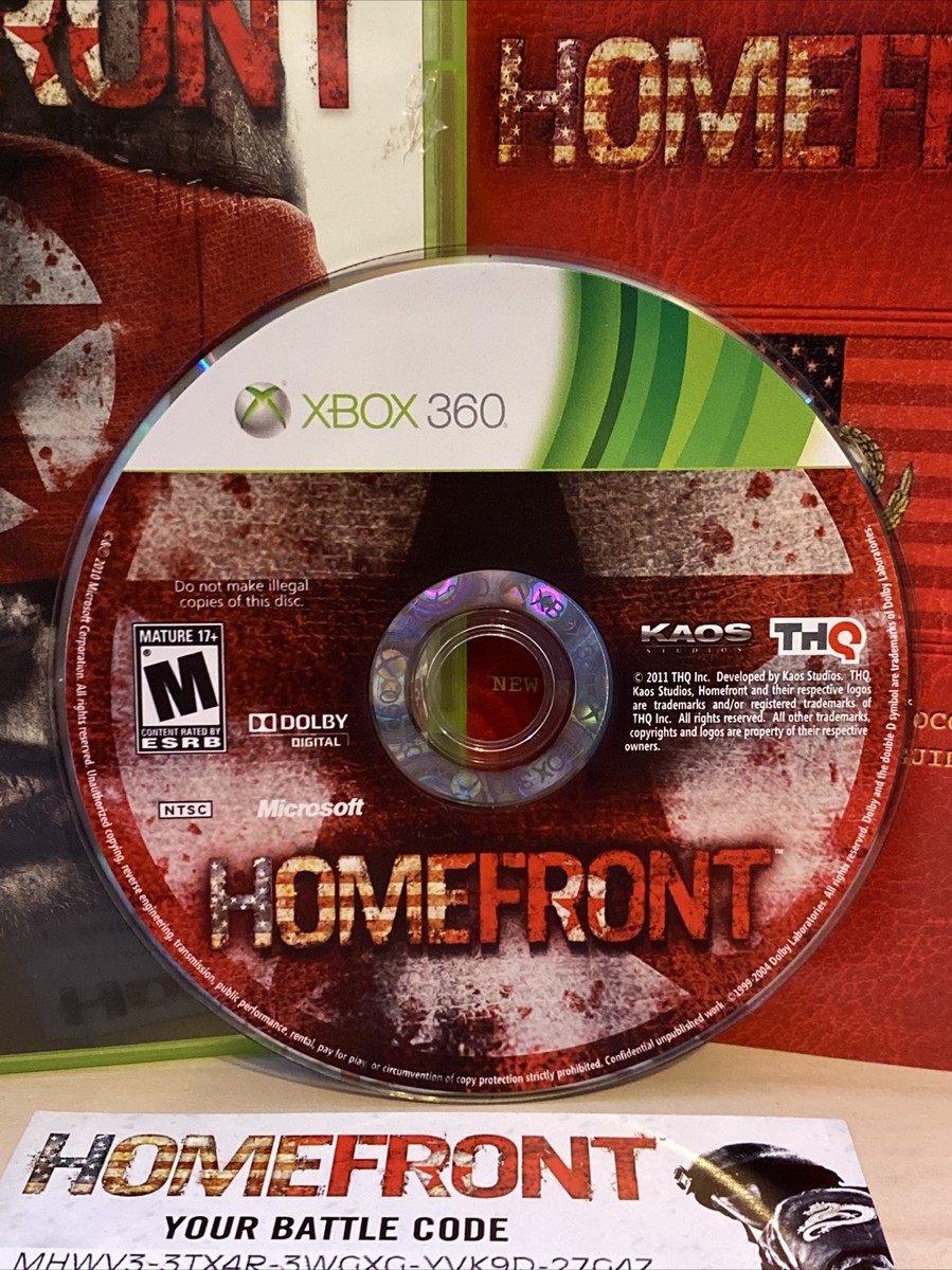 Homefront (Microsoft Xbox 360, 2011) (Complete CIB) (Tested