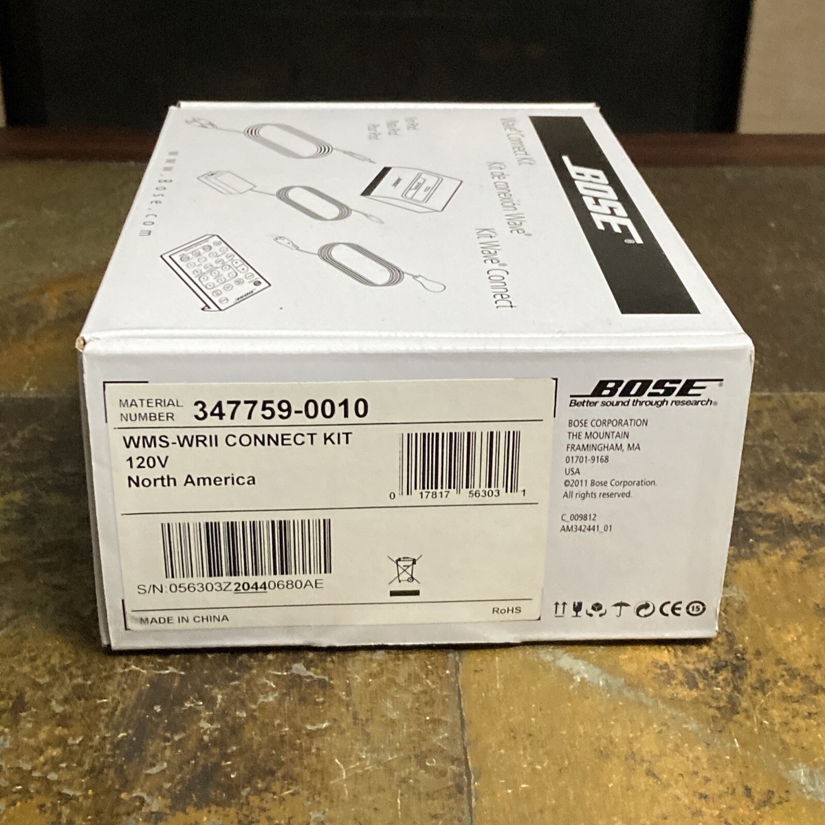BOSE Wave WMS-WRII Connect Kit 347759-0010 For iPOD Complete Set