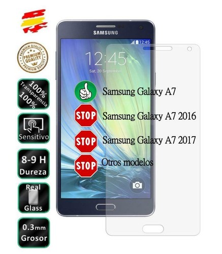 Protector Cristal Templado Samsung Galaxy A3 A5 A6 A7 A8 A9 Plus 2016 2017 2018 - Imagen 10 de 13