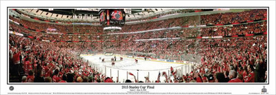Chicago Blackhawks Stanley Cup 2015 Game 6 3rd Period Panoramic POSTER Print