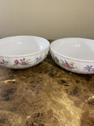 2 Mikasa Maxima BRYWOOD CAJ04 Japan Cereal Bowls Floral Pink Purple Yellow 6-5/8 - Picture 12 of 16