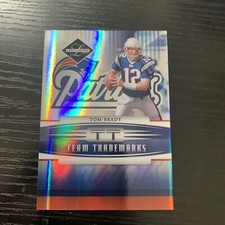 2006 LEAF LIMITED TOM BRADY TEAM TRADEMARKS SP /50 HoloFoil #TT-23