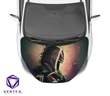 Calcomanía de vinilo resistente a la intemperie Mass Effect Daro Hood Wrap A 50"X60" 1 año de garantía-K