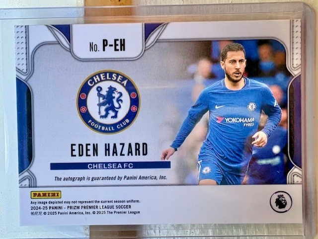 2024-25 Panini Premier League Prizm Penmanship Eden Hazard