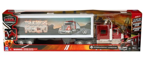 New Ray Trailer International Lonestar Truckers Rock Design Semi Truck