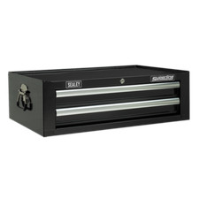 Sealey AP26029TB Superline PRO® Mid-Box Tool Chest 2 Drawer - Black