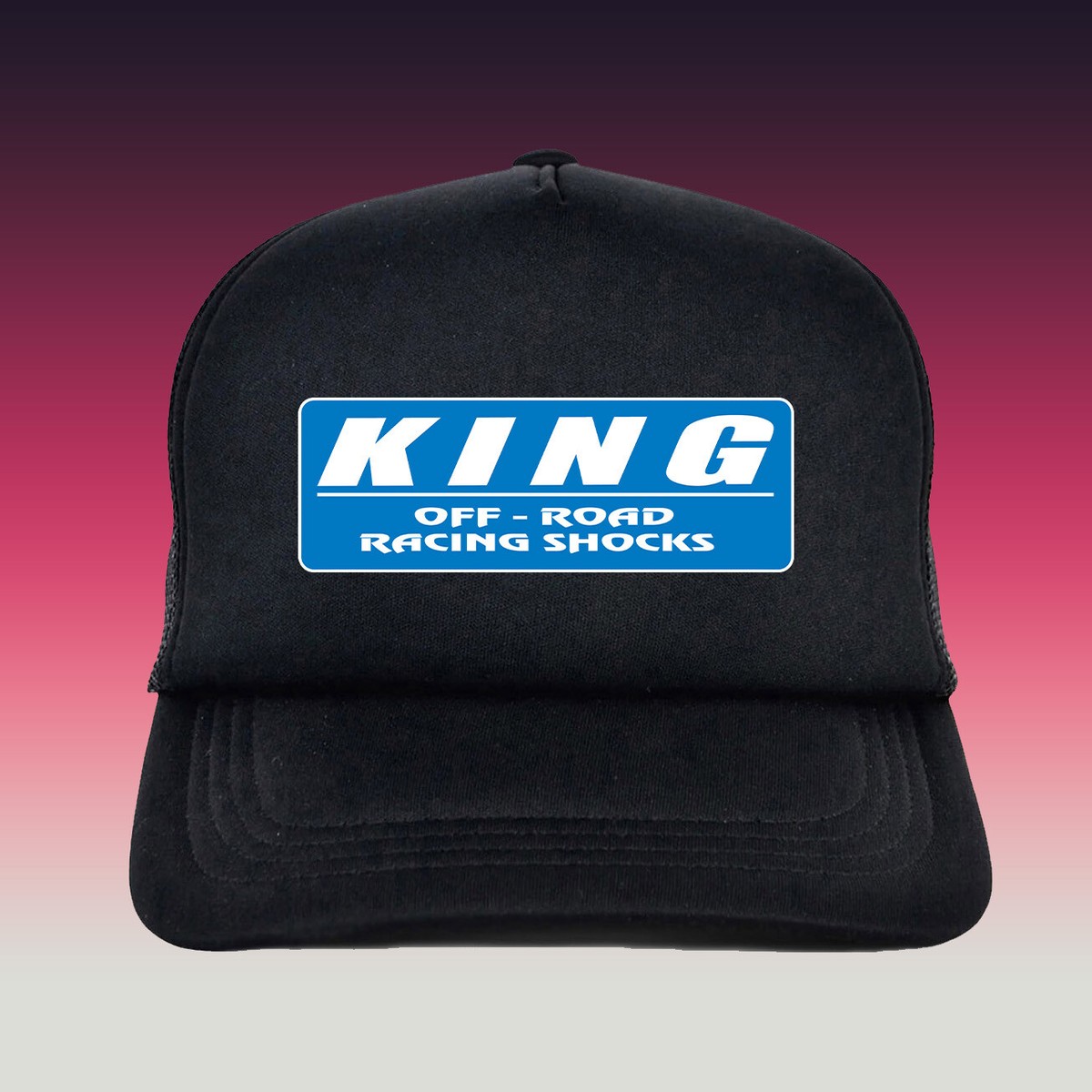 Unisex Adults King Off Road Racing Shocks Logo Trucker Hat | eBay