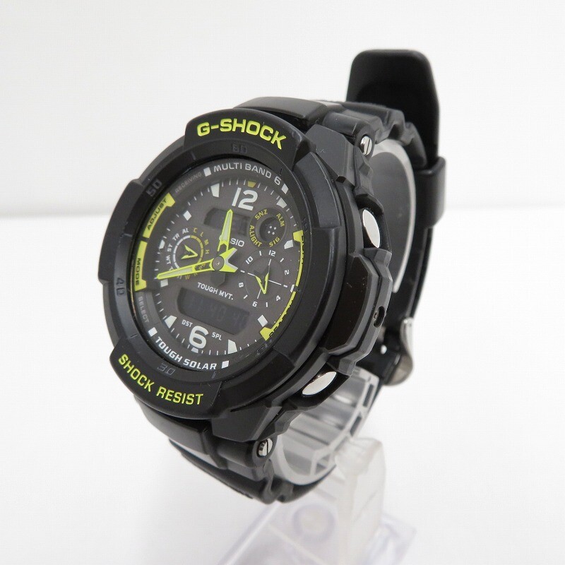 Casio G-Shock Gw-3500B-1A Gravity Master Sky Cockpit Radio Solar
