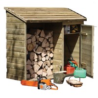 Wood Log Store Pressure Treated Wooden Tool Storage 15yr Guarantee Un Unused Wood Log Store Pressure Treated Wooden Tool Storage 15yr Guarantee Un Unused