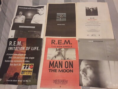 R.E.M. - RADIO SONG man on the moon DAYSLEEPER - original advert / sm poster *