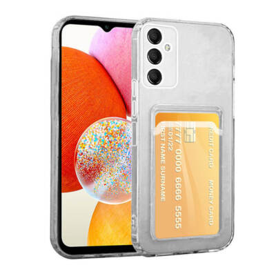 Hülle Für Samsung Galaxy A14 Stoßdämpfende Gel-Klarsichthülle Clear