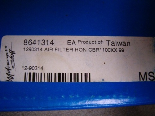 Replacement Air Filter For A 1999 Honda CBR 1100 XX Blackbird - Picture 4 of 5