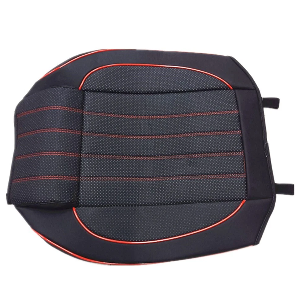 5D Full Surround Front Car Seat Cover Leather Auto Chair Cushion Mat Protector Foto 2 de 4